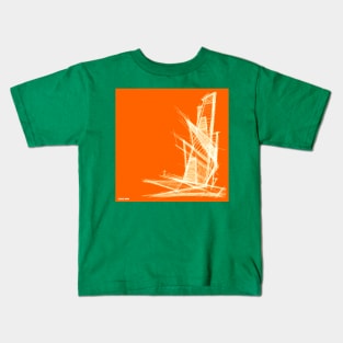 orange urban structure Kids T-Shirt